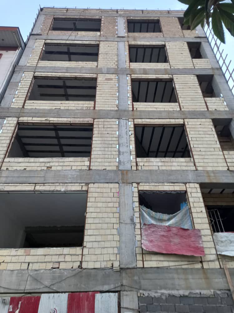 طراحی نمای سنگی و سنگ کاری ساختمان تمرین در رشت